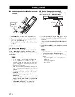 Предварительный просмотр 22 страницы Yamaha DVR-1000 Owner'S Manual