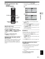 Предварительный просмотр 29 страницы Yamaha DVR-1000 Owner'S Manual