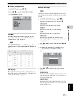 Предварительный просмотр 39 страницы Yamaha DVR-1000 Owner'S Manual