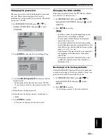 Предварительный просмотр 45 страницы Yamaha DVR-1000 Owner'S Manual