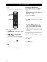 Предварительный просмотр 46 страницы Yamaha DVR-1000 Owner'S Manual