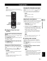 Предварительный просмотр 49 страницы Yamaha DVR-1000 Owner'S Manual