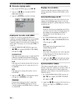 Предварительный просмотр 98 страницы Yamaha DVR-1000 Owner'S Manual