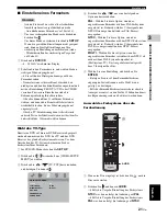 Предварительный просмотр 143 страницы Yamaha DVR-1000 Owner'S Manual