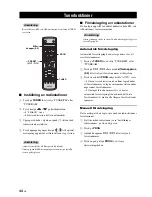 Предварительный просмотр 226 страницы Yamaha DVR-1000 Owner'S Manual