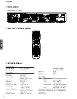 Preview for 6 page of Yamaha DVR-C310 Service Manual