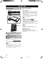 Preview for 34 page of Yamaha DVR-S100 Owner'S Manual