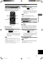 Preview for 43 page of Yamaha DVR-S100 Owner'S Manual