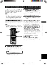 Preview for 61 page of Yamaha DVR-S100 Owner'S Manual