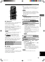 Preview for 191 page of Yamaha DVR-S100 Owner'S Manual