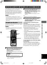 Preview for 217 page of Yamaha DVR-S100 Owner'S Manual