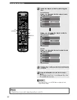 Preview for 34 page of Yamaha DVR-S120 Owner'S Manual