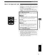 Preview for 53 page of Yamaha DVR-S120 Owner'S Manual