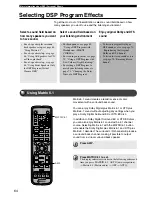 Preview for 66 page of Yamaha DVR-S120 Owner'S Manual