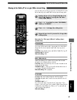 Preview for 69 page of Yamaha DVR-S120 Owner'S Manual