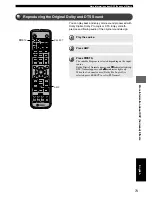 Preview for 75 page of Yamaha DVR-S120 Owner'S Manual