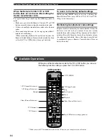 Preview for 86 page of Yamaha DVR-S120 Owner'S Manual