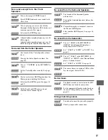 Preview for 99 page of Yamaha DVR-S120 Owner'S Manual