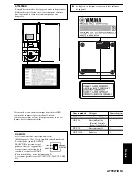 Preview for 113 page of Yamaha DVR-S120 Owner'S Manual