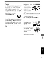 Preview for 325 page of Yamaha DVR-S120 Owner'S Manual