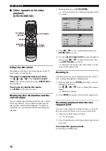 Preview for 34 page of Yamaha DVR-S300 Owner'S Manual