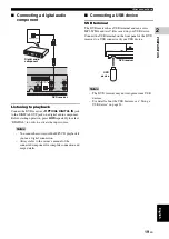 Preview for 21 page of Yamaha DVX-1000 Owner'S Manual