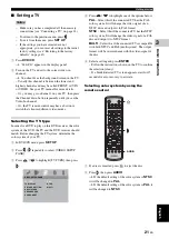 Preview for 23 page of Yamaha DVX-1000 Owner'S Manual