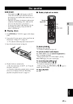 Preview for 27 page of Yamaha DVX-1000 Owner'S Manual