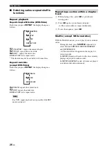 Preview for 28 page of Yamaha DVX-1000 Owner'S Manual