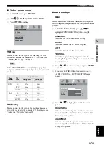 Preview for 39 page of Yamaha DVX-1000 Owner'S Manual