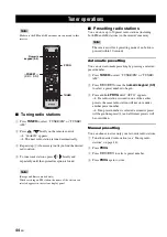 Preview for 46 page of Yamaha DVX-1000 Owner'S Manual