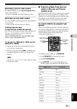 Preview for 47 page of Yamaha DVX-1000 Owner'S Manual