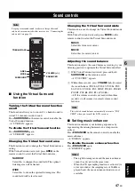 Preview for 49 page of Yamaha DVX-1000 Owner'S Manual