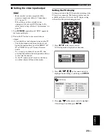 Предварительный просмотр 27 страницы Yamaha DVX-700 Owner'S Manual