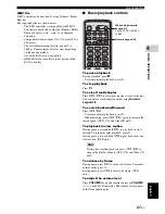 Предварительный просмотр 31 страницы Yamaha DVX-700 Owner'S Manual