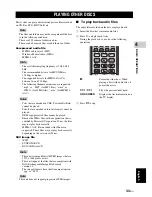 Предварительный просмотр 37 страницы Yamaha DVX-700 Owner'S Manual