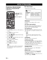 Предварительный просмотр 42 страницы Yamaha DVX-700 Owner'S Manual