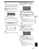 Предварительный просмотр 49 страницы Yamaha DVX-700 Owner'S Manual