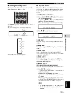 Предварительный просмотр 61 страницы Yamaha DVX-700 Owner'S Manual