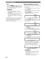 Предварительный просмотр 262 страницы Yamaha DVX-700 Owner'S Manual