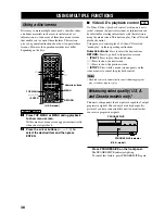 Preview for 42 page of Yamaha DVX-S100 Owner'S Manual