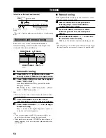 Preview for 58 page of Yamaha DVX-S100 Owner'S Manual