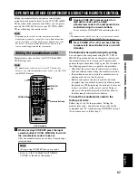 Preview for 61 page of Yamaha DVX-S100 Owner'S Manual