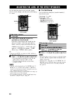 Preview for 68 page of Yamaha DVX-S100 Owner'S Manual