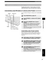 Preview for 45 page of Yamaha DVX-S120 Owner'S Manual