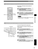 Preview for 47 page of Yamaha DVX-S120 Owner'S Manual