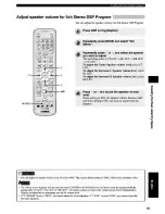 Preview for 65 page of Yamaha DVX-S120 Owner'S Manual