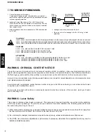 Preview for 2 page of Yamaha DVX-S60 Service Manual