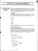 Preview for 1 page of Yamaha DX100 Programing Manual