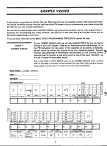 Preview for 8 page of Yamaha DX100 Voice Programming Manual